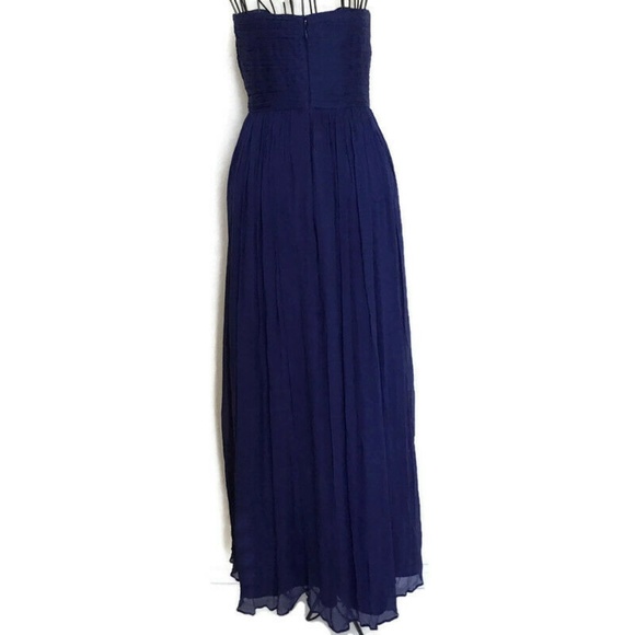 J. Crew Elegant Navy Blue Maxi Dress - Picture 7 of 8